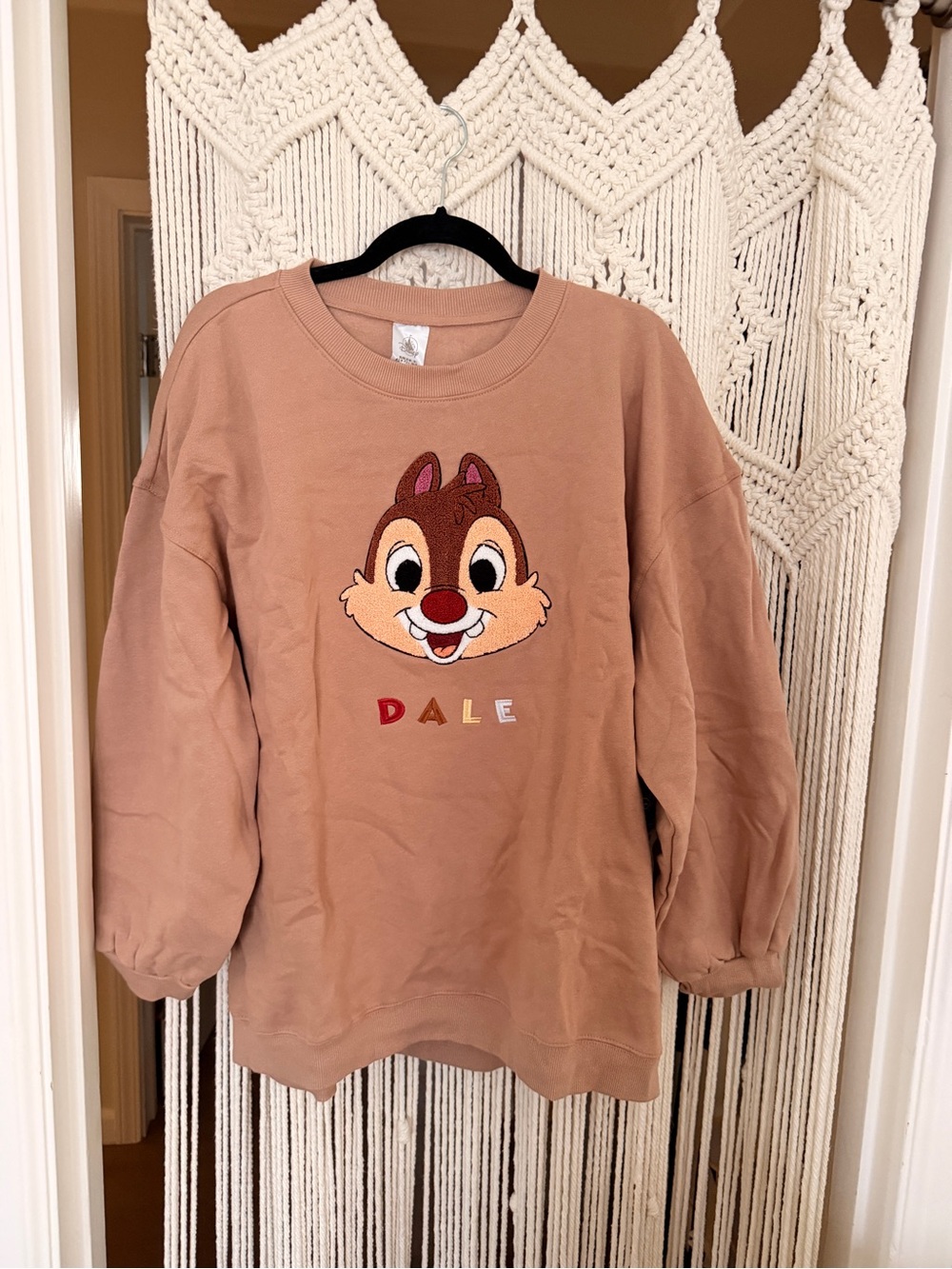 NWT Disney Dale fleece sweatshirt - L